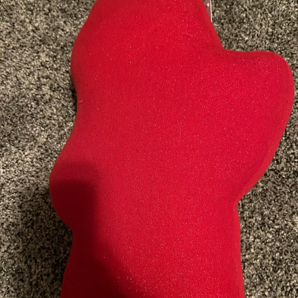 Valentines bear pillow